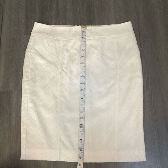 NWT Cache White Snake print Pencil Skirt Office Interview Professional Work Size - Picture 9 of 9